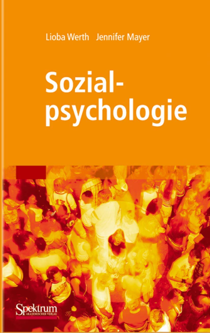 Sozialpsychologie (Sav Psychologie) (German Edition),Used