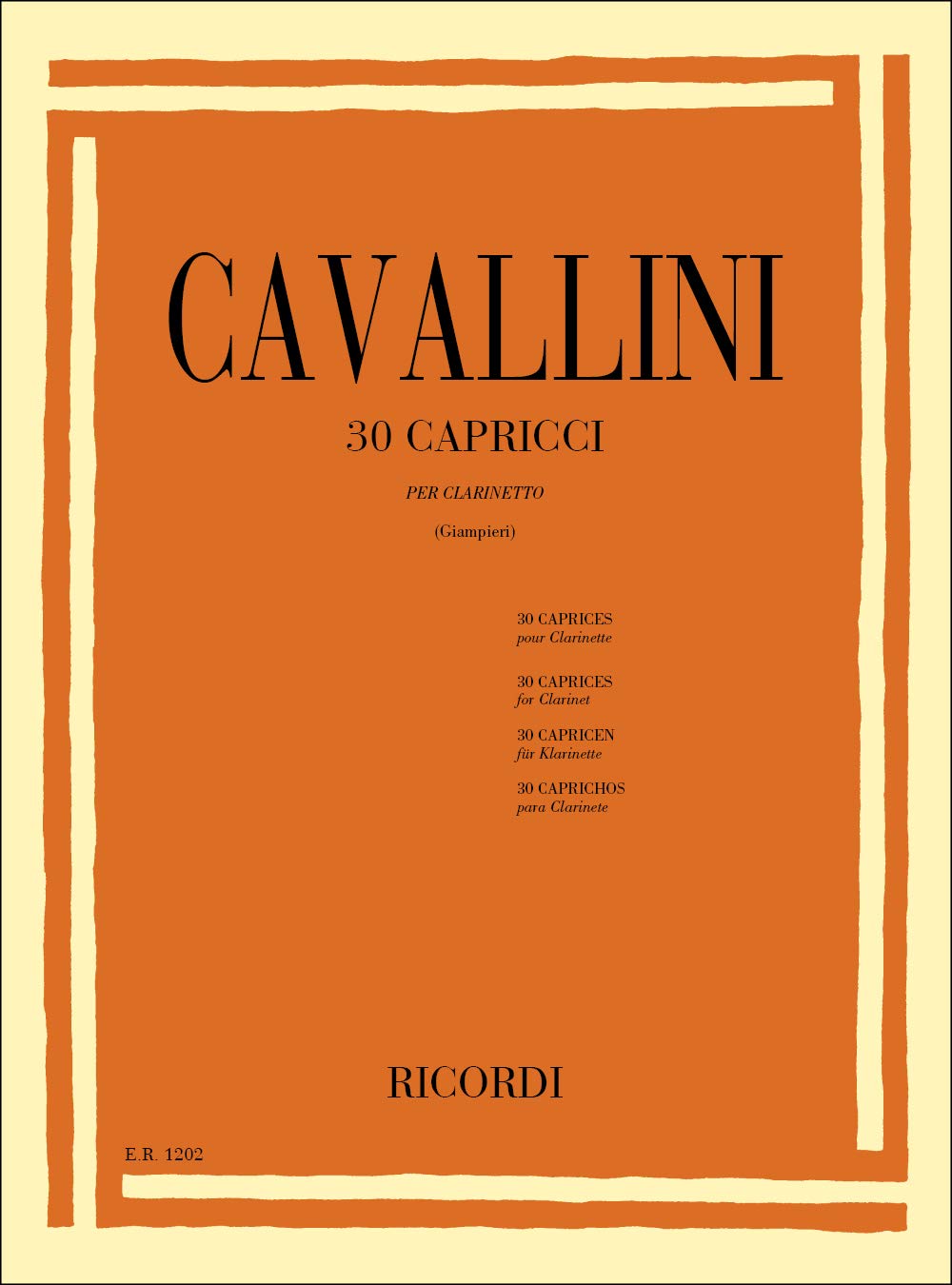30 Capriccios: Clarinet Solo,Used