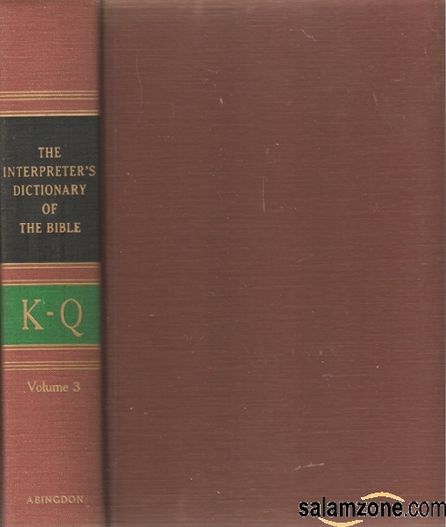 Interpreter's Dictionary of the Bible: 003,Used