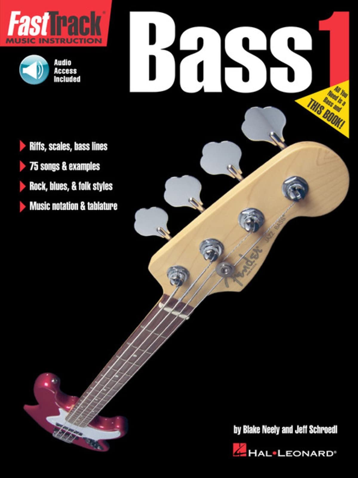FastTrack Bass Method  Book 1 (Book/Online Audio) (Fasttrack Series),Used