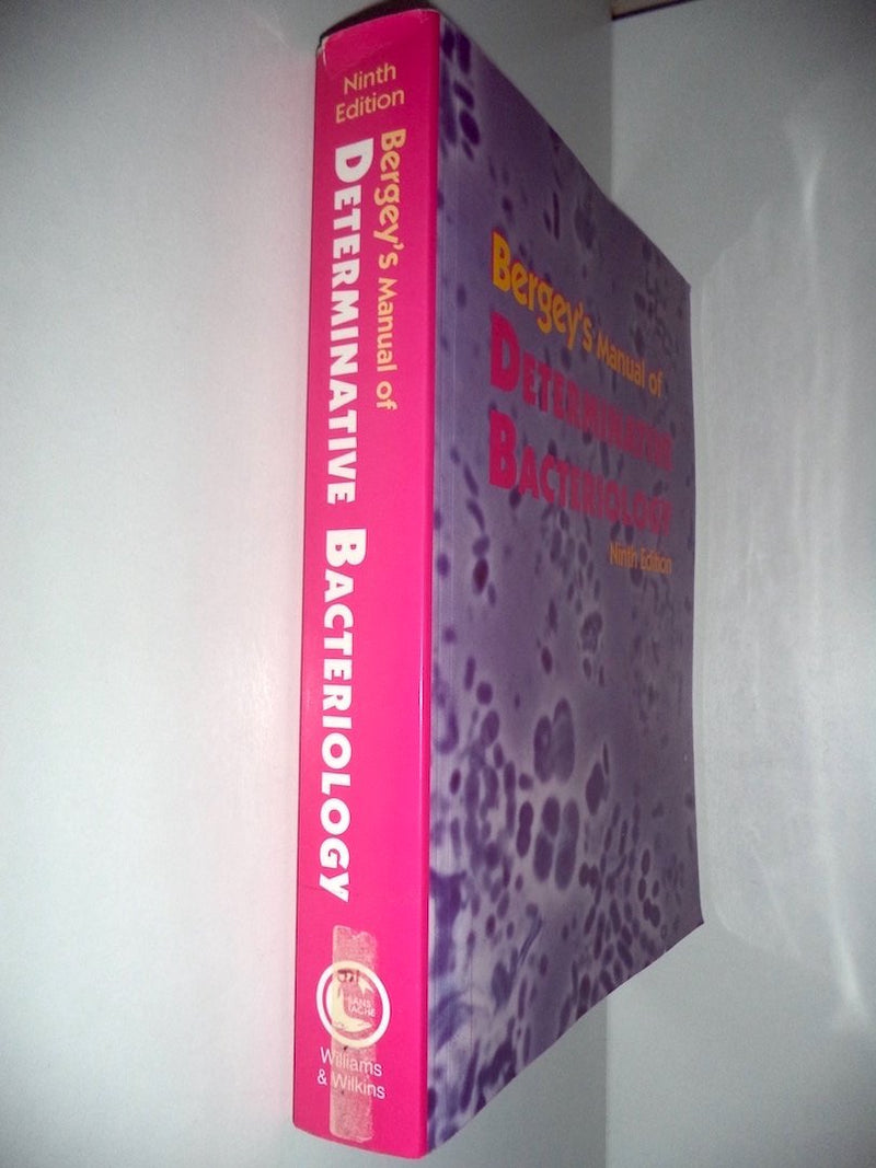 Bergey's Manual of Determinative Bacteriology,Used