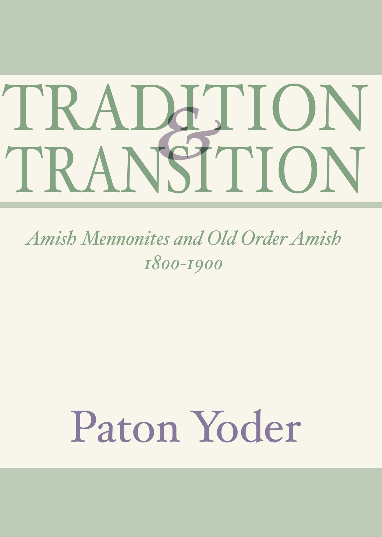 Tradition and Transition,New