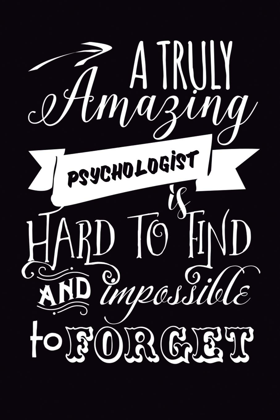 Psychologist Gift: Notebook 6x9, 110 Pages, Ruled, cool appreciation gift for Psychology students, men, women, male, female. Gre,Used