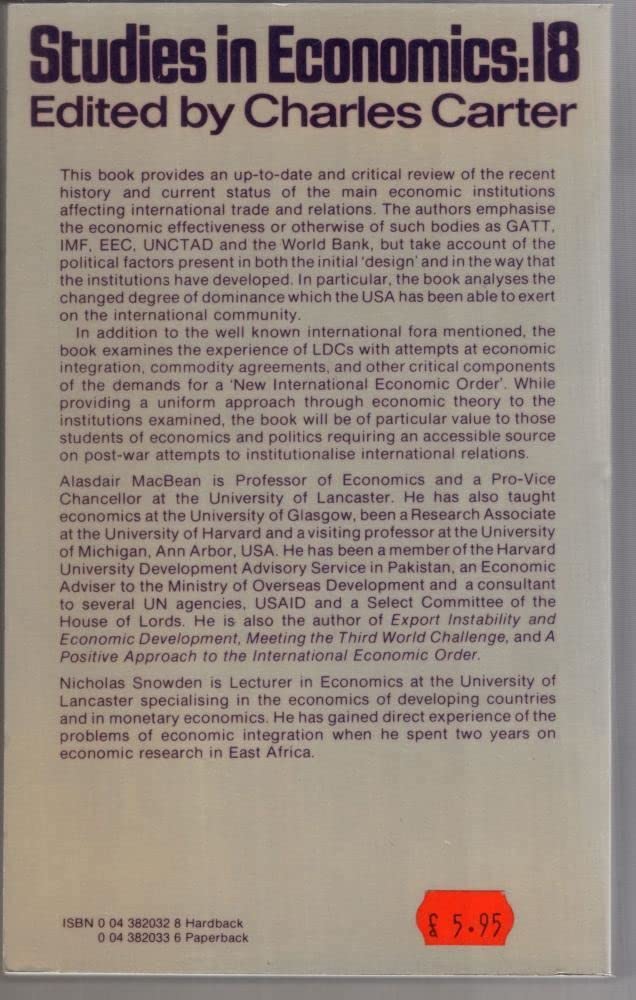 International Institutions in Trading and Finance,Used