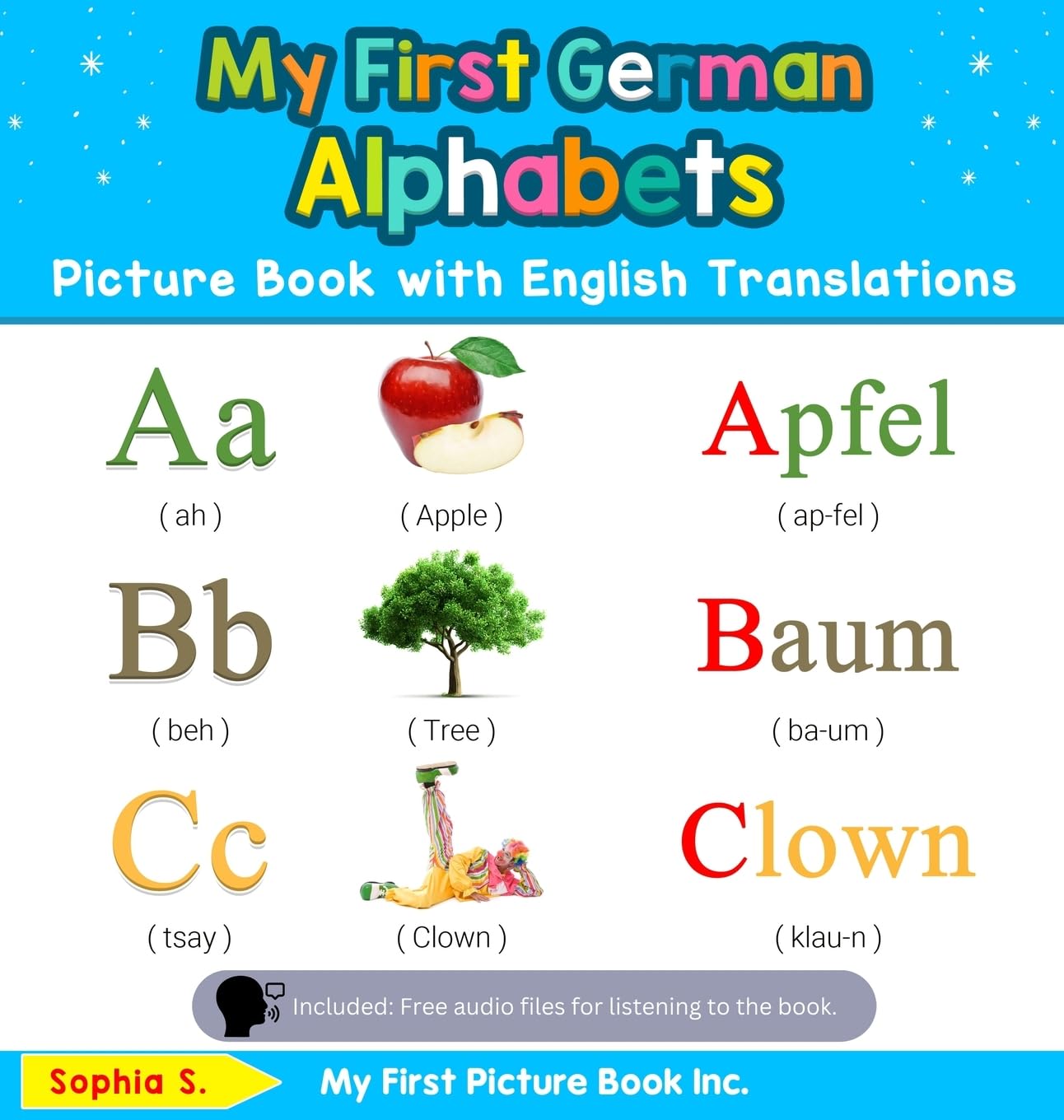 My First German Alphabets Picture Book with English Translations: Bilingual Early Learning & Easy Teaching German Books for Kids,Used