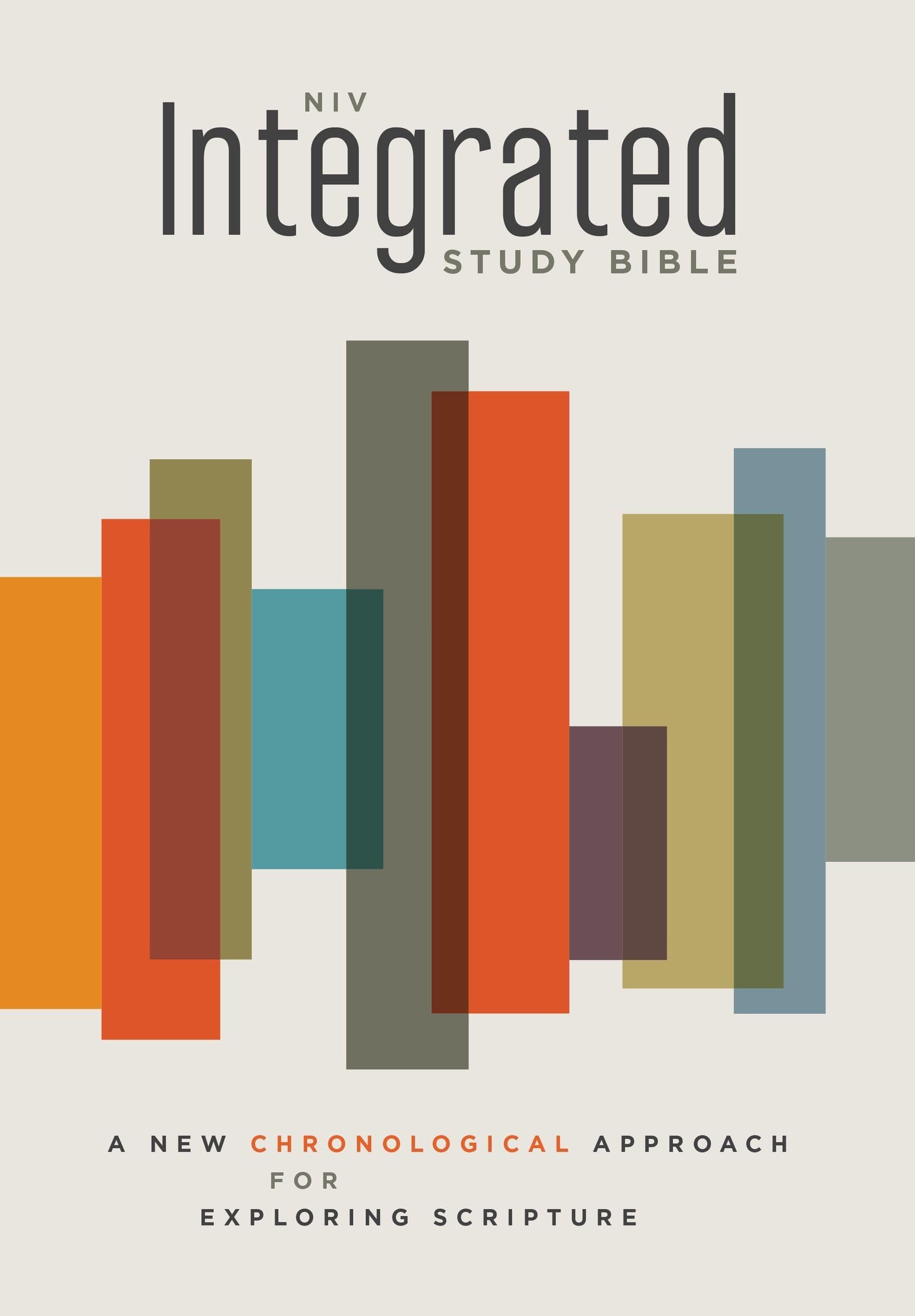NIV, Integrated Study Bible, Hardcover: A New Chronological Approach for Exploring Scripture,Used