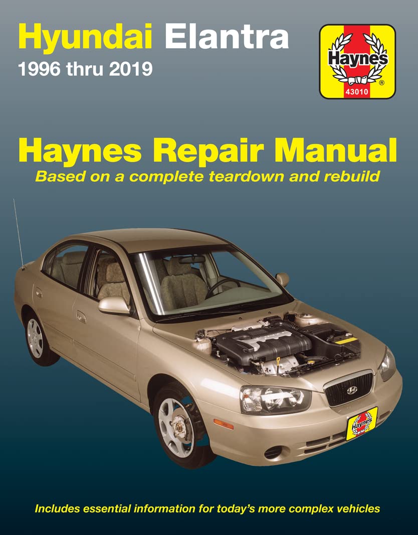 Hyundai Elantra (19962019) Haynes Repair Manual (USA) (Paperback),Used