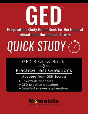 GED Preparation Study Guide Book: Quick Study for the General Education Development Tests,Used