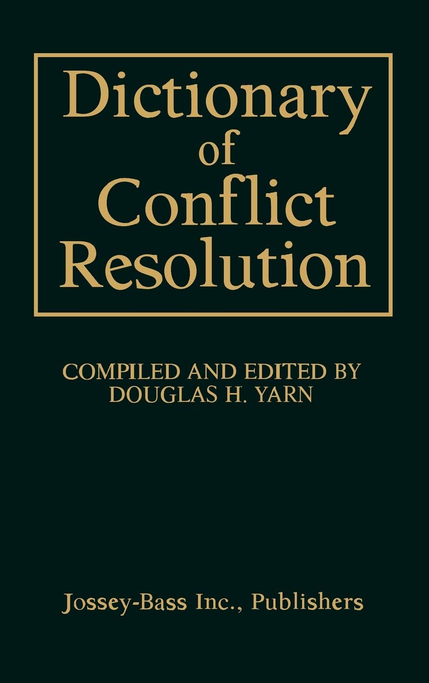 Dictionary of Conflict Resolution,Used
