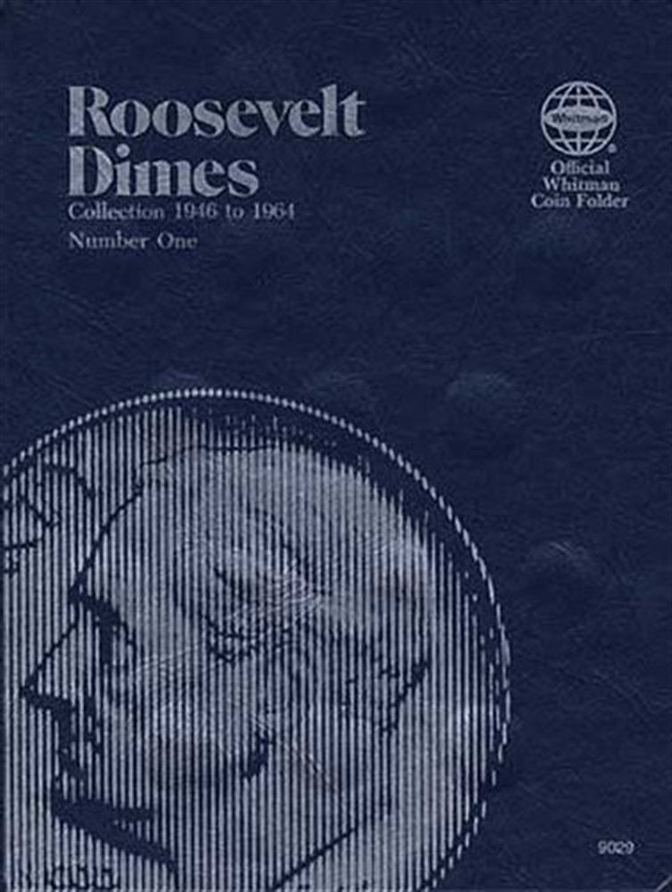 Roosevelt Dimes Folder 19461964 (Official Whitman Coin Folder),Used