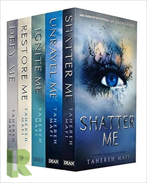 Shatter Me Series Collection 5 Books Set By Tahereh Mafi (Shatter, Restore, Ignite, Unrave, Defy Me)-used
