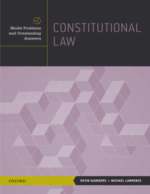 Constitutional Law: Model Problems And Outstanding Answers,Used