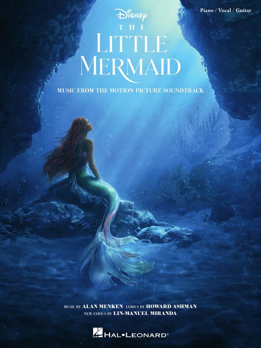 The Little Mermaid  Music from the 2023 Motion Picture Soundtrack Piano/Vocal/Guitar Souvenir Songbook (Disney),New