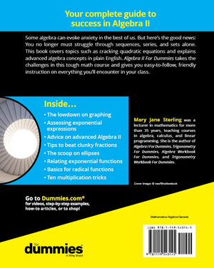 Algebra II For Dummies, 2nd Edition,Used