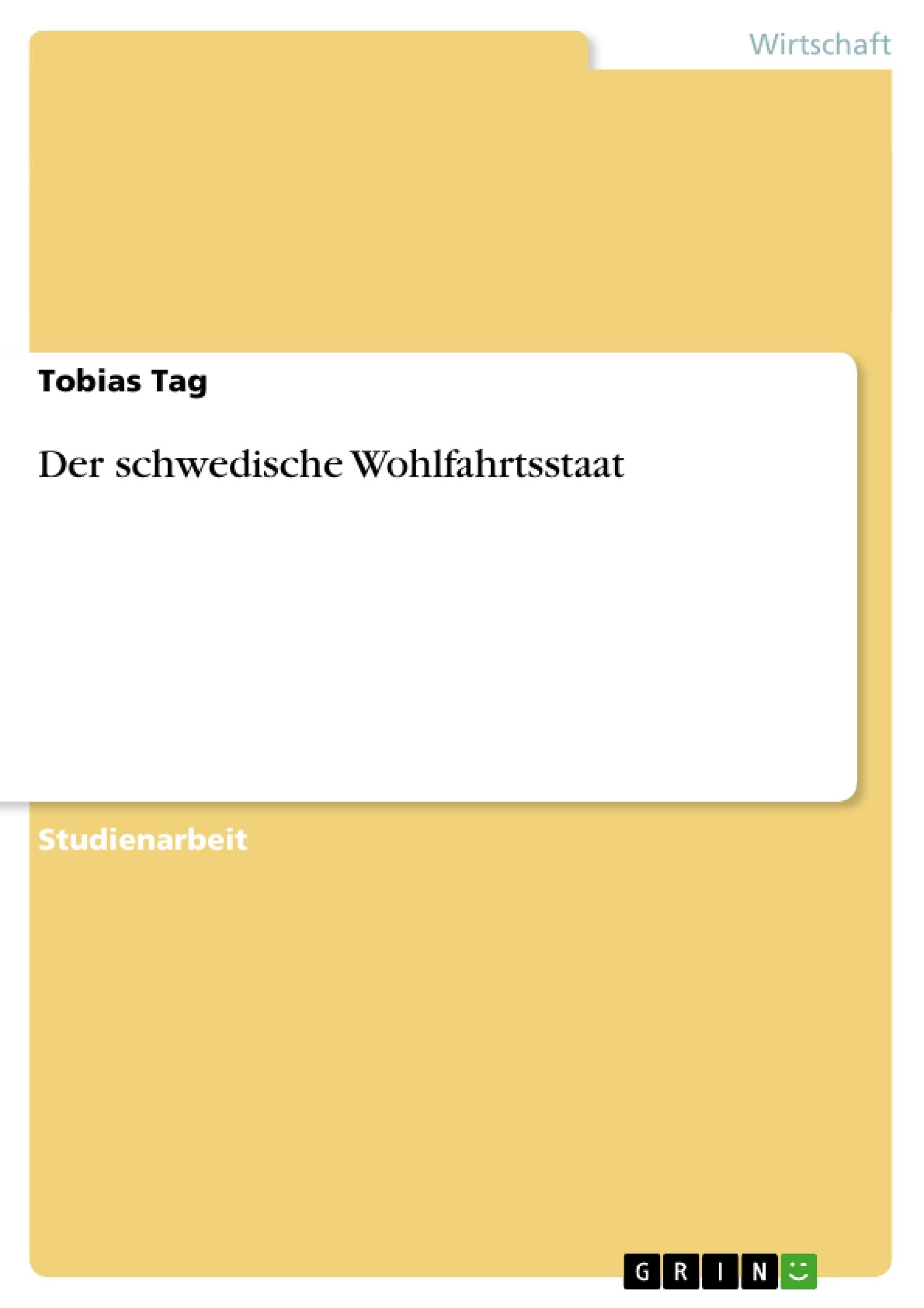 Der Schwedische Wohlfahrtsstaat (German Edition),Used