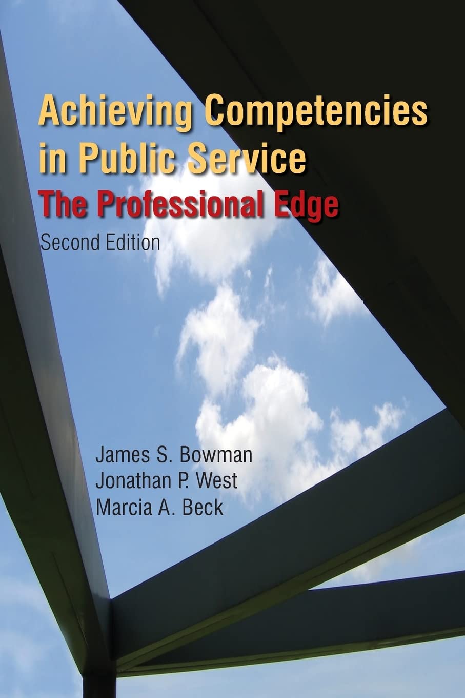 Achieving Competencies in Public Service: The Professional Edge,Used