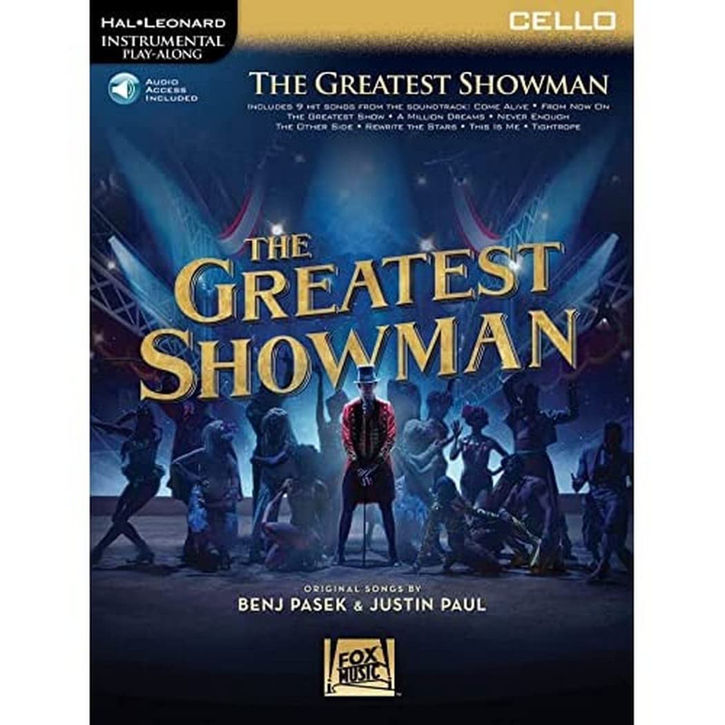 The Greatest Showman: Instrumental PlayAlong Series for Cello (HalLeonard Instrumental PlayAlong),Used