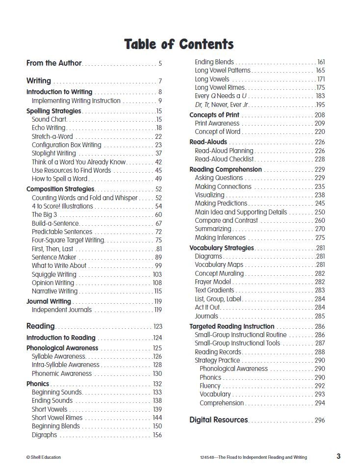 The Road to Independent Reading and Writing (Professional Resources),Used