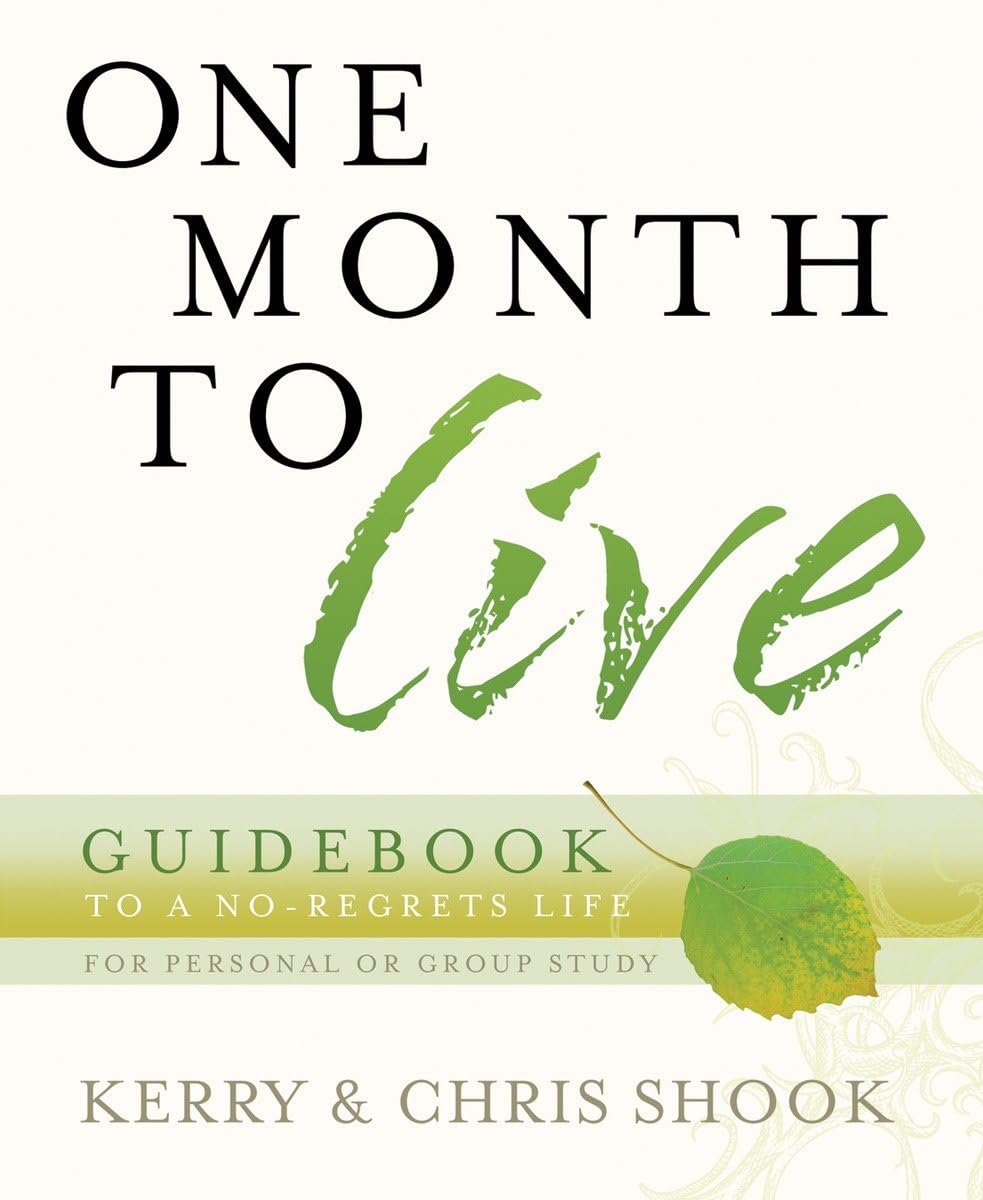 One Month to Live Guidebook: To a NoRegrets Life,Used