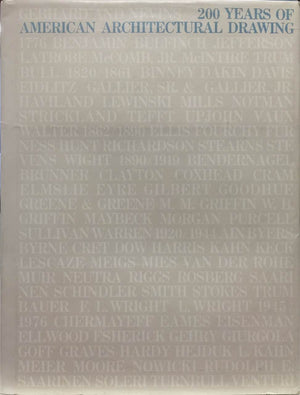 200 Years Of American Architectural Drawing,Used