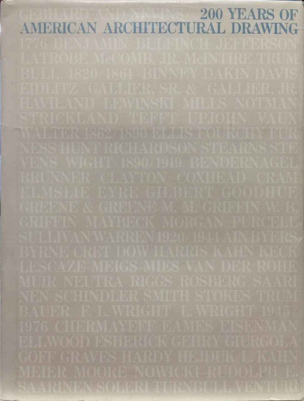 200 Years Of American Architectural Drawing,Used