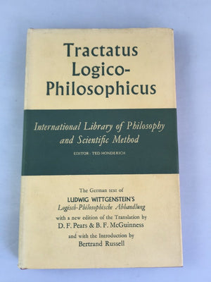 Tractatus Logicophilosophicus: The German Text Of Ludwig Wittgenstein'S Logischphilosophische Abhandlung (International Librar