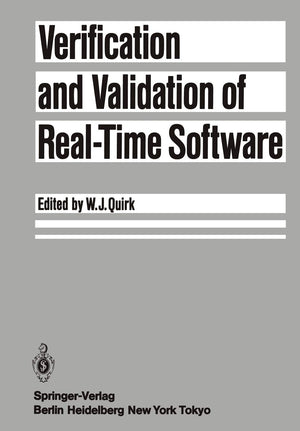 Verification and Validation of RealTime Software,Used