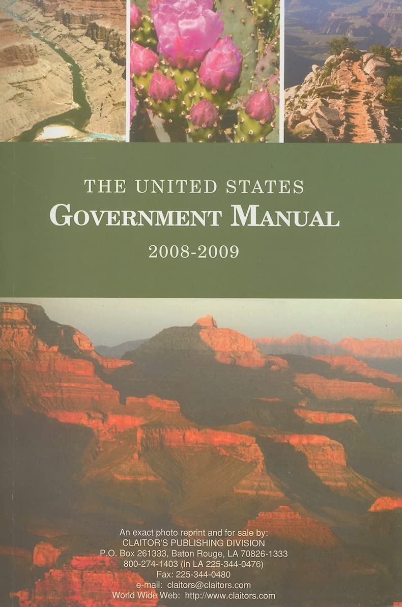 The United States Government Manual,Used