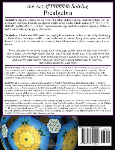 AoPS Prealgebra Solutions Manual - Comprehensive Guide for Mastering Prealgebra Concepts by AoPS Incorporated