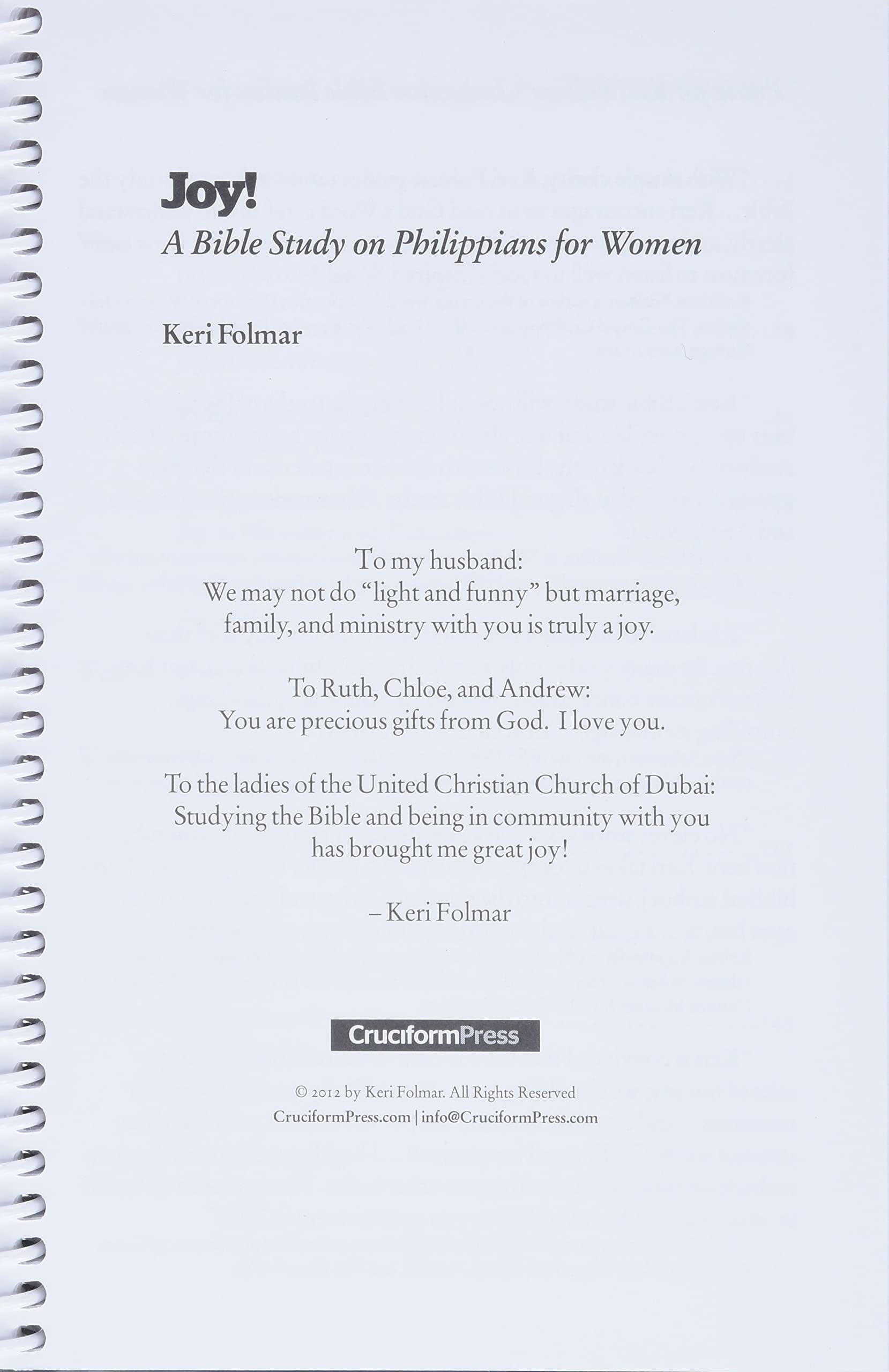 Joy!: A Bible Study on Philippians for Women (Delighting in the Word),Used