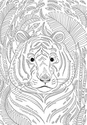 Tropical Coloring Book & Word Search,Used