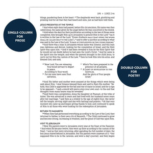 NASB, Thinline Bible, Large Print, Passaggio Setting, Leathersoft, Black, Red Letter, 1995 Text, Comfort Print: Elegantly unitin,Used