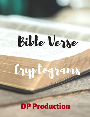 Bible Verse Cryptograms: Cryptogram For King James Version of the Bible,Used