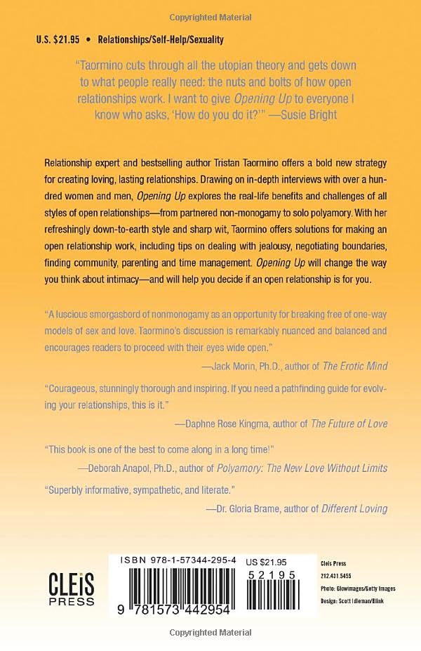 Opening Up: A Guide To Creating And Sustaining Open Relationships,Used