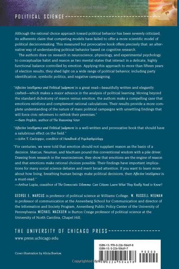 Affective Intelligence And Political Judgment,New