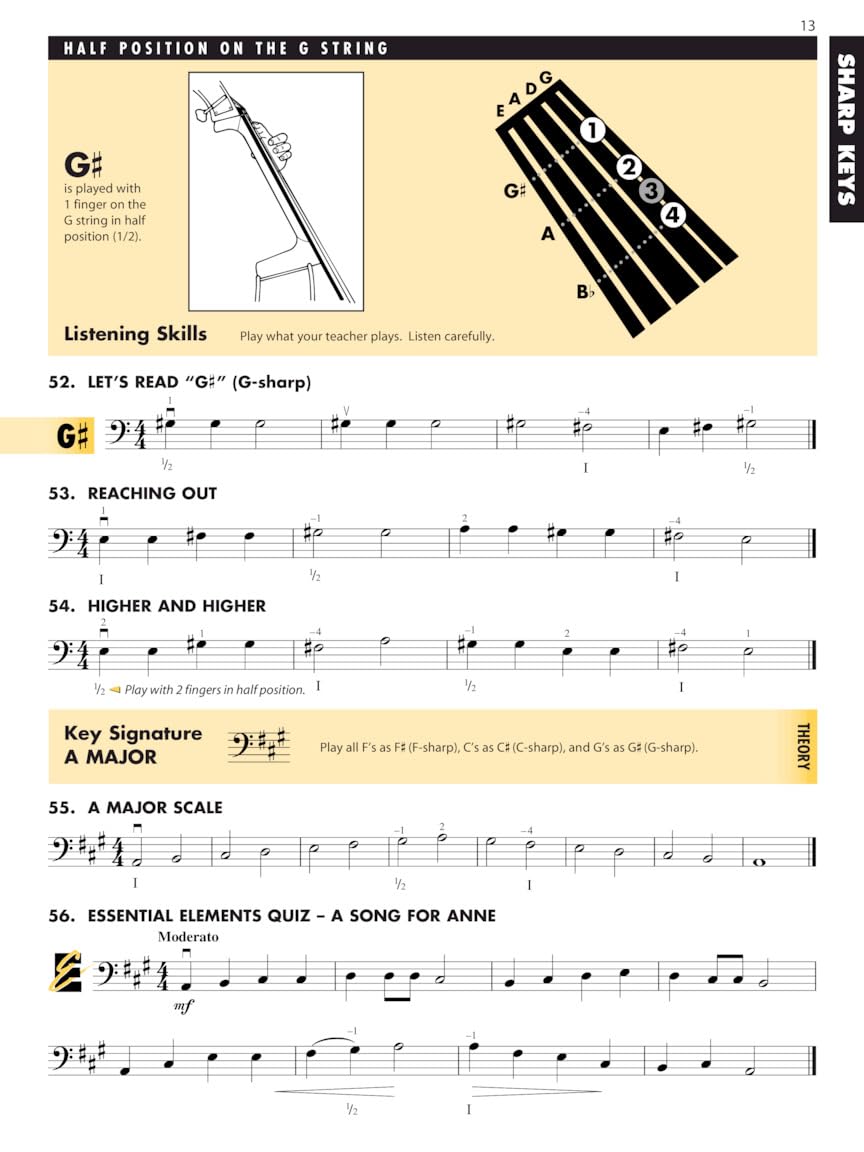 Essential Elements For Strings  Book 2  Double Bass Method With Eei  Beginner To Intermediate Bass Sheet Music And Online Audio