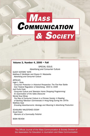 Advertising and Consumer Culture (Mass Communication & Society Special Edition),Used