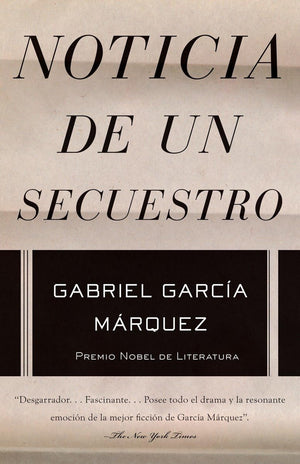 Noticia de un secuestro / News of a Kidnapping (Spanish Edition),Used