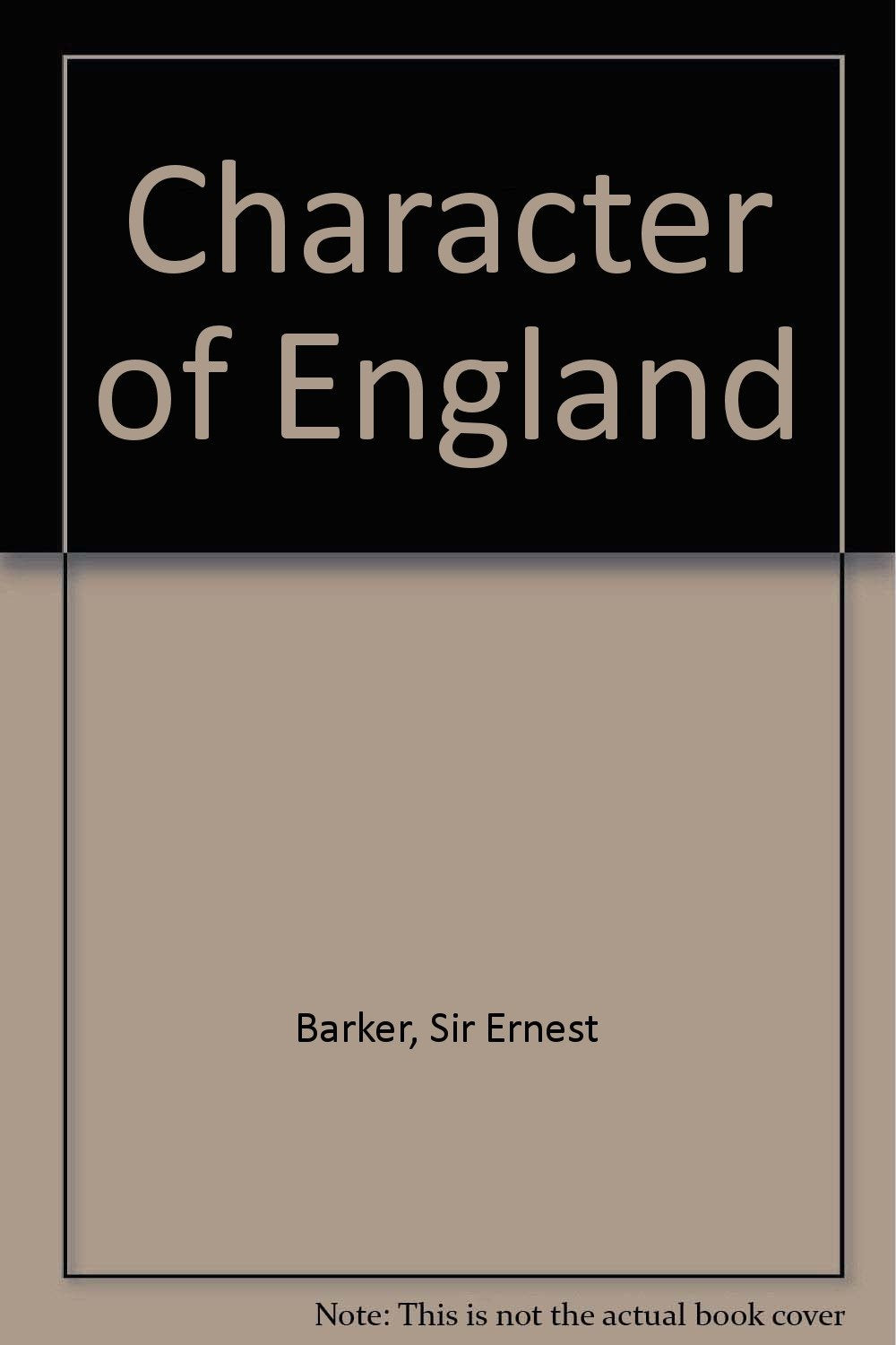 The character of England,Used