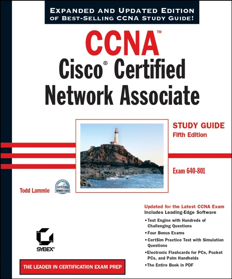 Ccna: Cisco Certified Network Associate Study Guide, 5Th Edition (640801)-new