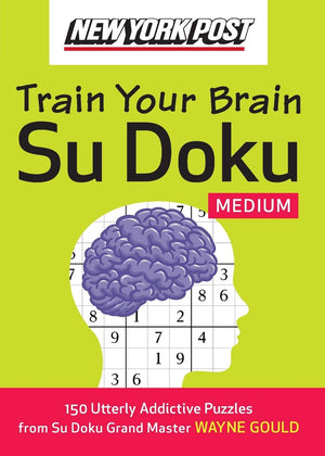 New York Post Train Your Brain Su Doku: Medium,Used