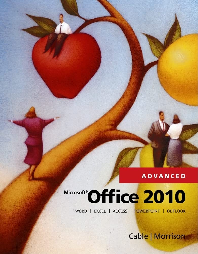 Microsoft Office 2010, Advanced (Origins Series),Used