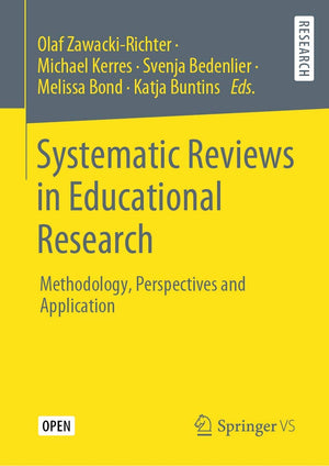 Systematic Reviews in Educational Research: Methodology, Perspectives and Application,Used