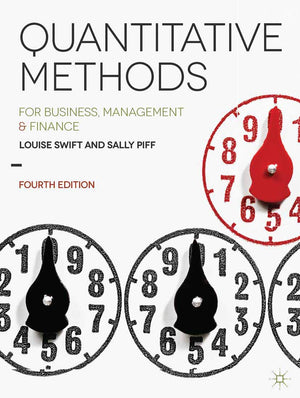 Quantitative Methods: for Business, Management and Finance,Used