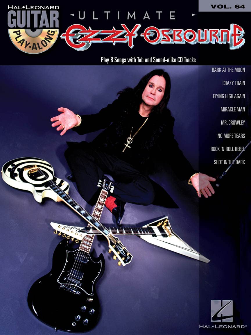 Ozzy Osbourne Guitar PlayAlong Volume 64 Book/Online Audio (Guitar Playalong, 64),Used
