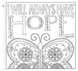 Colorful Blessings: A Coloring Book for GrownUp Girls from The Coloring Cafe,New