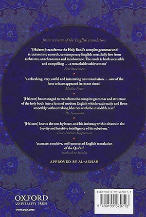 The Qur'an: English translation and Parallel Arabic text,New