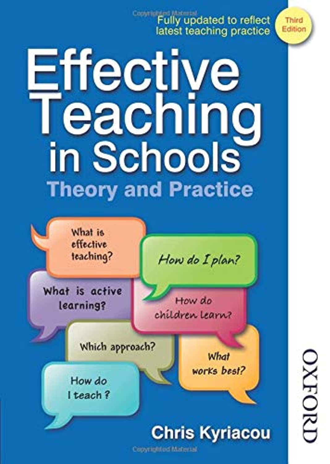 Effective Teaching in Schools Theory and Practice Third Edition,Used