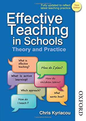 Effective Teaching in Schools Theory and Practice Third Edition,Used