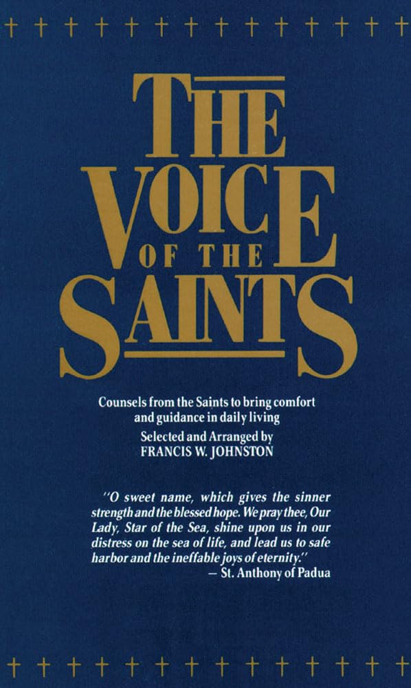 The Voice of The Saints: Counsels from the Saints to Bring Confort and Guidance in Daily Living,Used